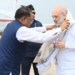 केंद्रीय गृह मंत्री अमित शाह के छत्तीसगढ़ आगमन पर मुख्यमंत्री विष्णुदेव साय ने स्वामी विवेकानंद एयरपोर्ट पर किया स्वागत