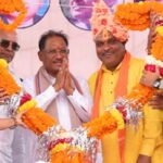 चन्द्रनाहू कुर्मी क्षत्रीय समाज के केन्द्रीय महाधिवेशन में शामिल हुए मुख्यमंत्री साय