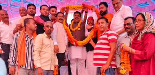 अहिवारा में शिक्षा मंत्री गजेन्द्र यादव का भव्य स्वागत