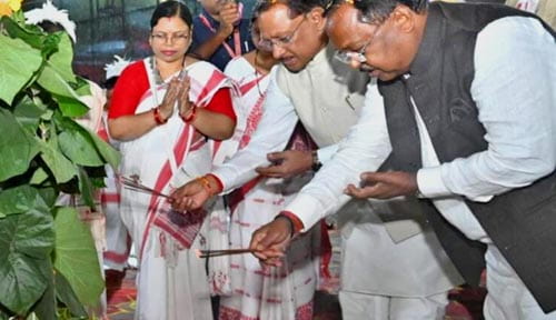 मुख्यमंत्री साय करम परब पर्व 2025 में हुए शामिल