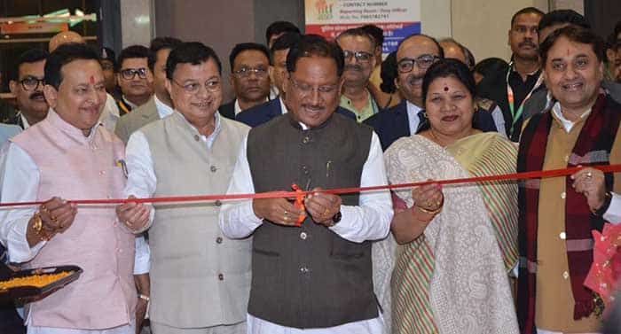 अंतरराष्ट्रीय व्यापार मेले में मुख्यमंत्री श्री विष्णुदेव साय ने छत्तीसगढ़ पेवेलियन का किया अवलोकन