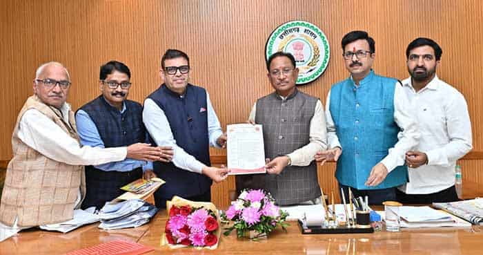 स्वदेशी अभियान को मिलेगा नया बल—CAIT प्रतिनिधियों ने CM साय से की सौजन्य भेंट