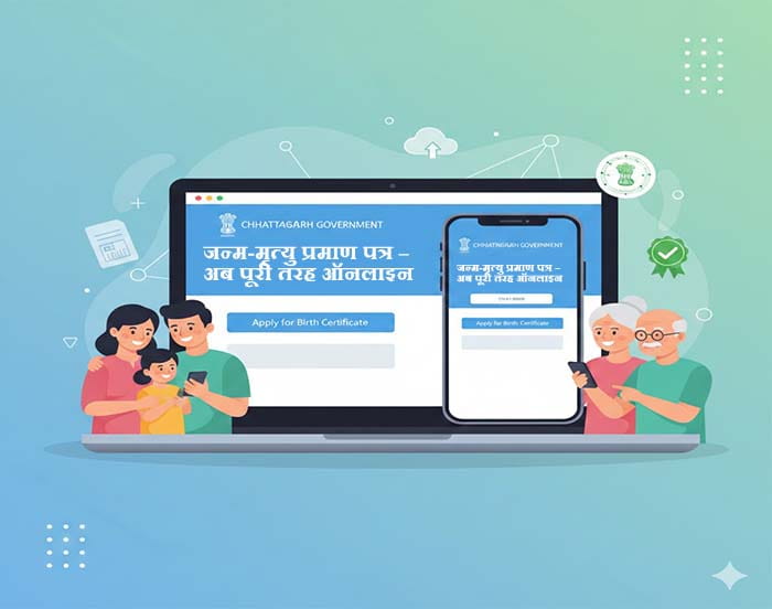 डिजिटल छत्तीसगढ़ की नई छलांग—अब जीवन के हर प्रमाण की एंट्री ऑनलाइन