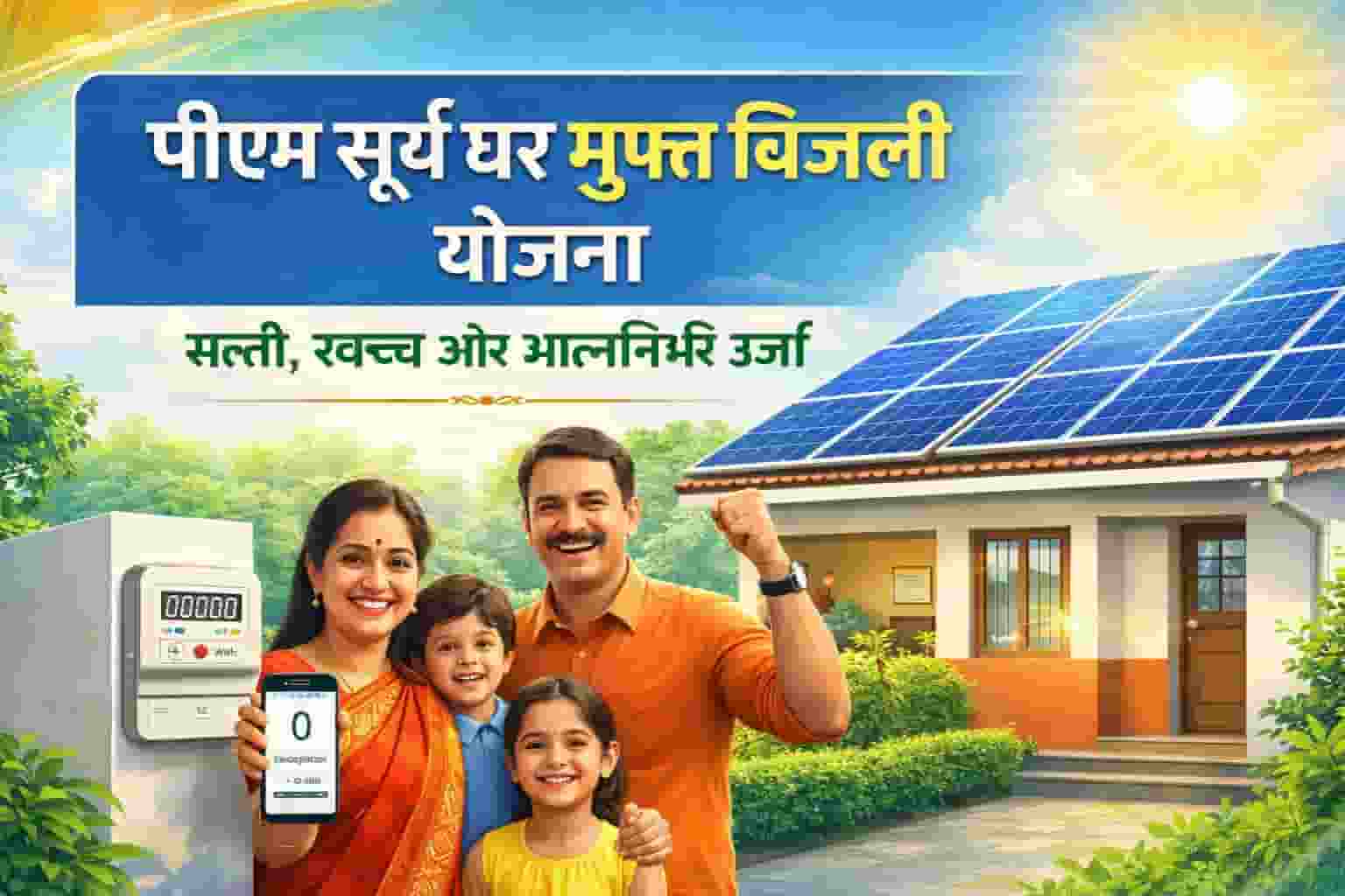 छत पर सोलर, जेब में राहत—पीएम सूर्य घर योजना से राम नारायण को मिला बड़ा फायदा