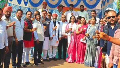 अहिवारा में ‘चाय पर चर्चा’ के जरिए आत्मनिर्भर भारत का संदेश