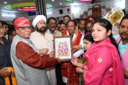 आस्था के द्वार पर मुख्यमंत्री साय, महालक्ष्मी मंदिर में प्रदेश की समृद्धि हेतु प्रार्थना