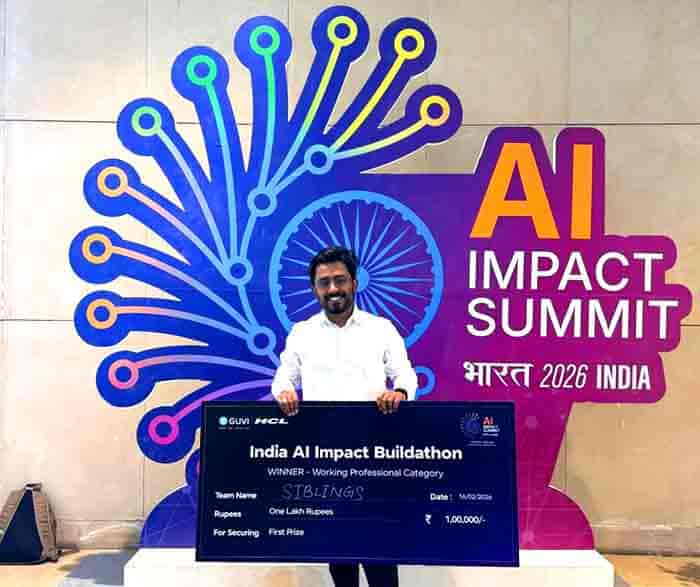 कोड से कमाल तक: रायपुर के अनुराग–आस्था ने AI मंच पर रचा इतिहास कोड से कमाल तक: रायपुर के अनुराग–आस्था ने AI मंच पर रचा इतिहास