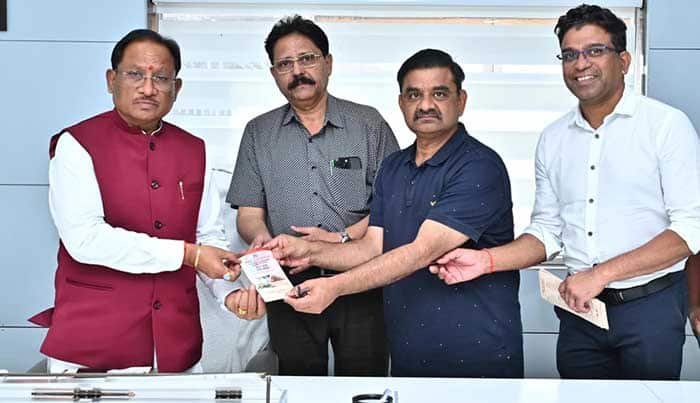 विष्णु देव साय से Indian Medical Association के प्रतिनिधिमंडल की सौजन्य मुलाकात