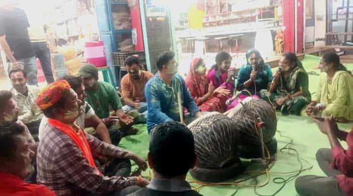 नंदिनी-अहिवारा में रंगों की धूम — होली मिलन समारोह में उमड़ा उत्साह