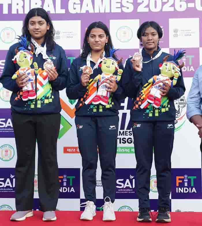 तीसरे दिन भी चमका प्रदर्शन – खेलो इंडिया ट्राइबल गेम्स में कर्नाटक का दबदबा कायम तीसरे दिन भी चमका प्रदर्शन – खेलो इंडिया ट्राइबल गेम्स में कर्नाटक का दबदबा कायम