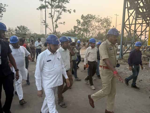 जिम्मेदारी और सतर्कता: हादसे के बाद घटनास्थल पर पहुंचे मंत्री देवांगन