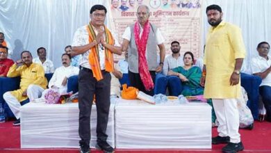 सांसद बृजमोहन अग्रवाल ने विकास कार्यों का भूमिपूजन और लोकार्पण किया