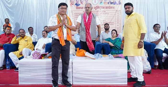 सांसद बृजमोहन अग्रवाल ने विकास कार्यों का भूमिपूजन और लोकार्पण किया