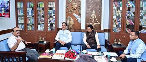 समन्वय और विकास की दिशा में एक और कदम — शीर्ष अधिकारियों की सौजन्य भेंट