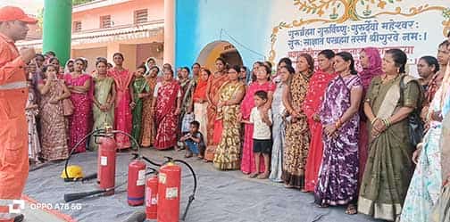 आग से बचाव का लाइव प्रदर्शन, दुर्ग में फायर डेमो ने बढ़ाई जागरूकता