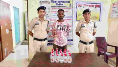 नशे के कारोबार पर वार: पुलिस की कार्रवाई में अवैध शराब सहित आरोपी गिरफ्तार