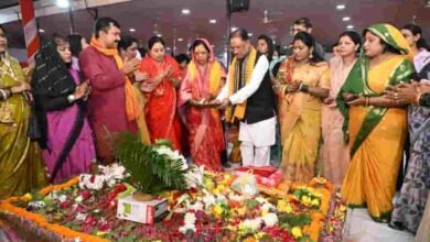 श्रावण में शिव आराधना! मुख्यमंत्री विष्णुदेव साय ने निवास में किया भव्य रुद्राभिषेक