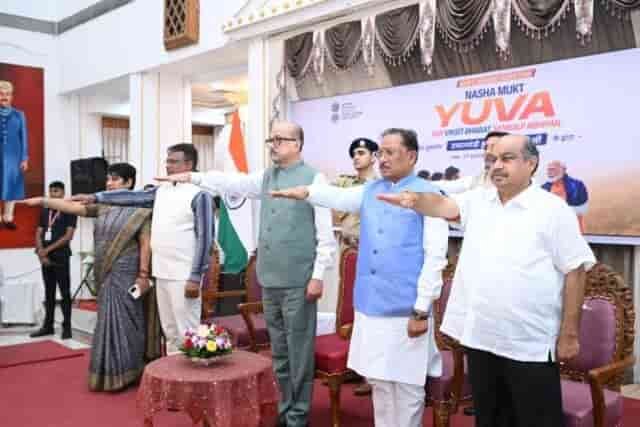 राज्यपाल रमेन डेका और मुख्यमंत्री विष्णु देव साय की उपस्थिति में ‘नशा मुक्त युवा विकसित भारत संकल्प अभियान’ का शुभारंभ