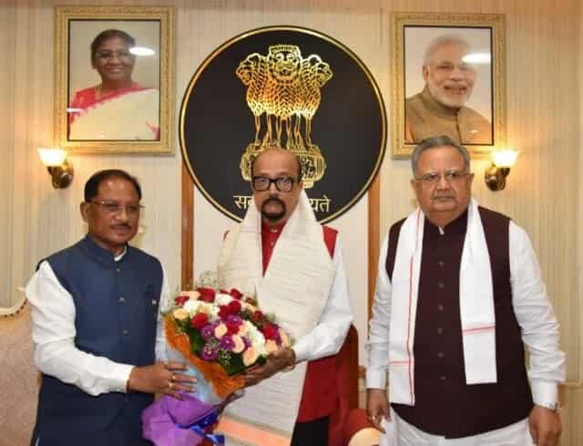 राजभवन में सौहार्द की मुलाकात, मुख्यमंत्री साय ने राज्यपाल डेका से की आत्मीय भेंट