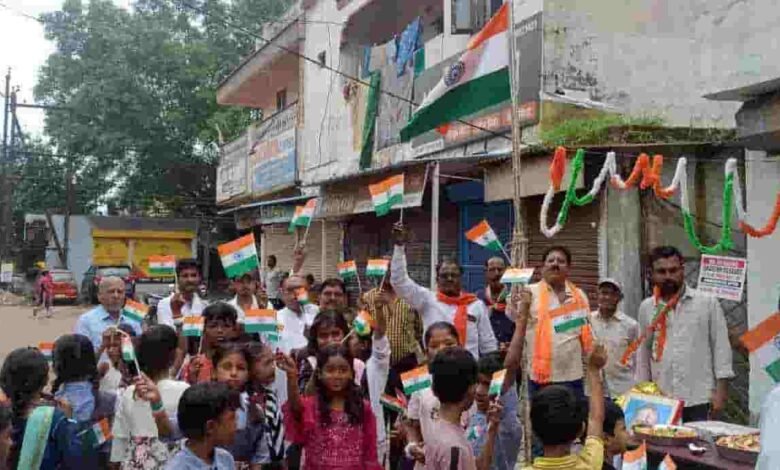 भिलाई शिवसेना कार्यालय में 80वां स्वतंत्रता दिवस हर्षोल्लास से मनाया गया