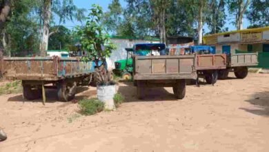 खनिजों की अवैध ढुलाई पर ब्रेक, कार्रवाई में 6 वाहन जब्त