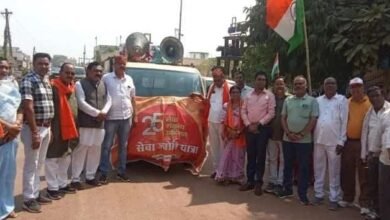 सेवा की लौ लेकर निकली यात्रा, जामुल में दिखा श्रद्धा और जनभागीदारी का संगम