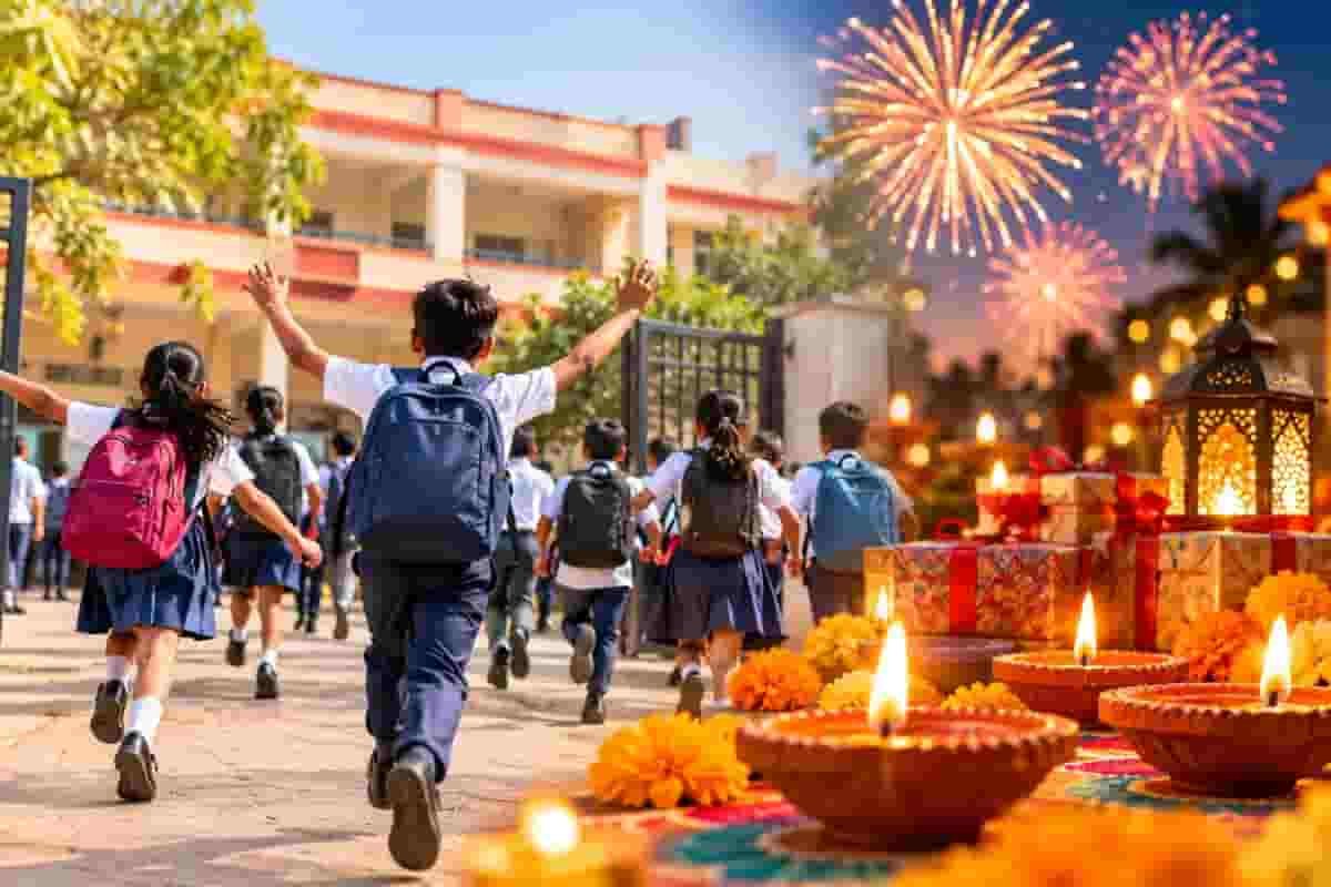 दीपावली अवकाश में बड़ा बदलाव! छत्तीसगढ़ में अब 6 दिन बंद रहेंगे स्कूल दीपावली अवकाश में बड़ा बदलाव! छत्तीसगढ़ में अब 6 दिन बंद रहेंगे स्कूल